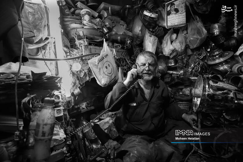 عکس/ پیشهای به جا مانده از روزهای رونق سماور