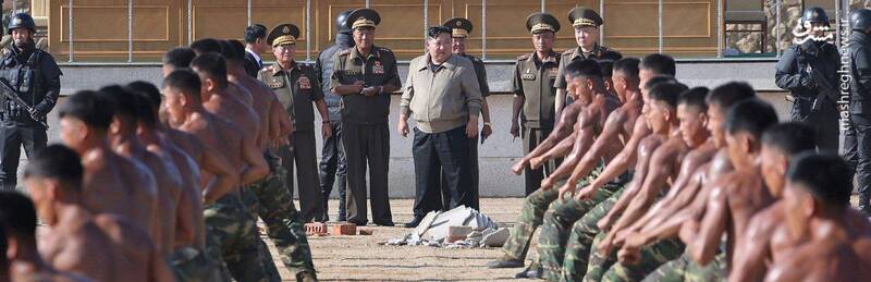 عکس/ بازدید "اون" از پادگان آموزشی نیروهای ویژه کره شمالی