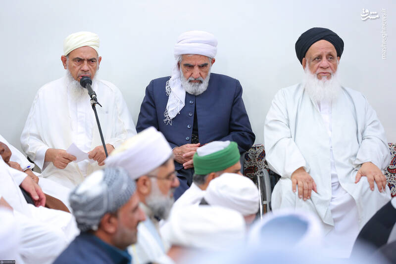 عکس/ دیدار علمای اهل سنت با رهبر انقلاب