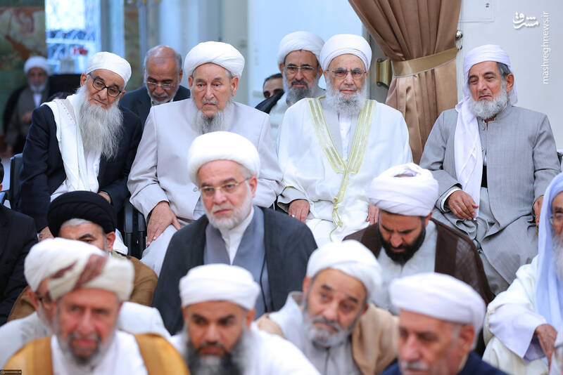 عکس/ دیدار علمای اهل سنت با رهبر انقلاب