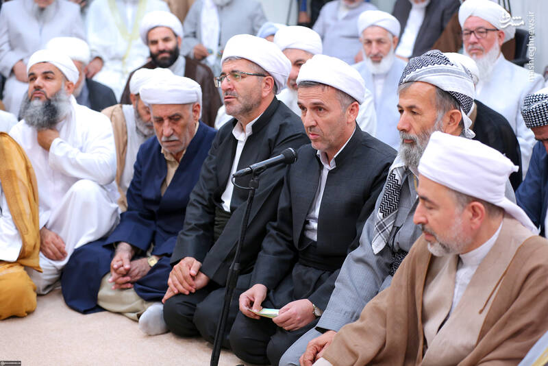 عکس/ دیدار علمای اهل سنت با رهبر انقلاب