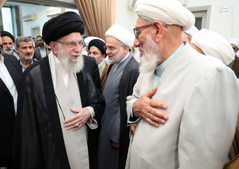 عکس/ دیدار علمای اهل سنت با رهبر انقلاب