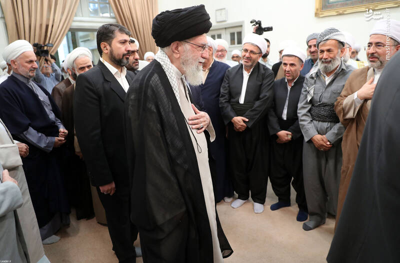 عکس/ دیدار علمای اهل سنت با رهبر انقلاب