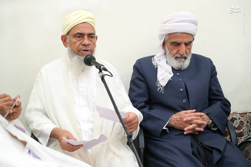 عکس/ دیدار علمای اهل سنت با رهبر انقلاب