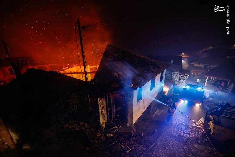 عکس/ اطفای حریق به سبک پرتغالی ها