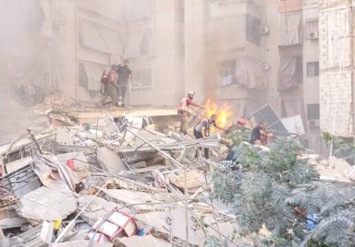 حمله رژیم صهیونیستی به بیروت/ شهادت دستکم ۱۲ نفر در حمله صهیونیستها/ حمله حزب الله با ۱۰۰ موشک به شمال سرزمین های اشغالی/ کاخ سفید: ما اطلاعی از این حمله نداشتیم + فیلم