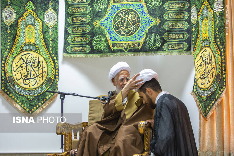 عکس / مراسم عمامه گذاری طلاب در روز میلاد پیامبر اسلام (ص) 47
