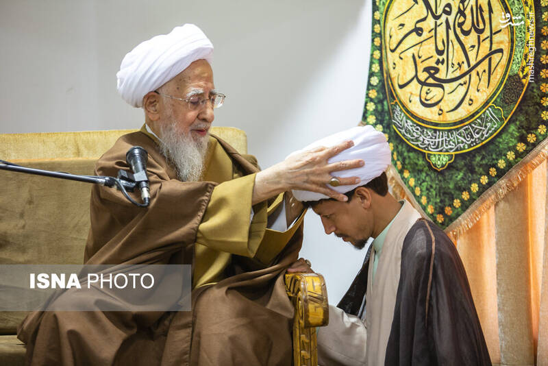 عکس / مراسم عمامه گذاری طلاب در روز میلاد پیامبر اسلام (ص) 33