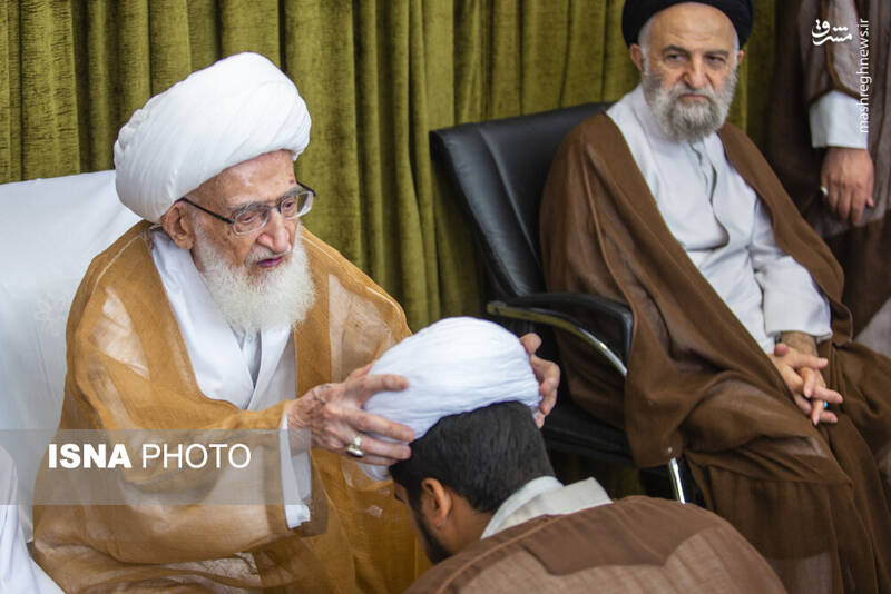 عکس / مراسم عمامه گذاری طلاب در روز میلاد پیامبر اسلام (ص) 32