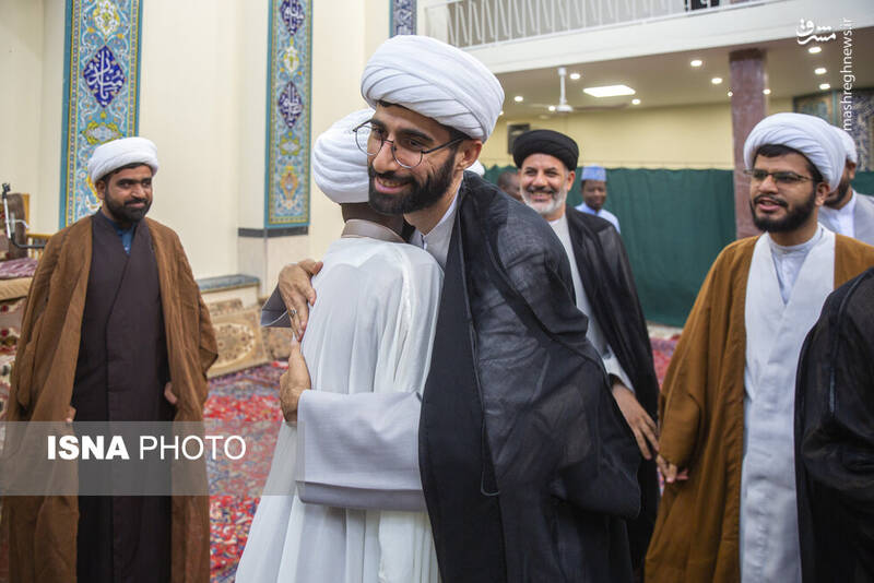 عکس / مراسم عمامه گذاری طلاب در روز میلاد پیامبر اسلام (ص) 12