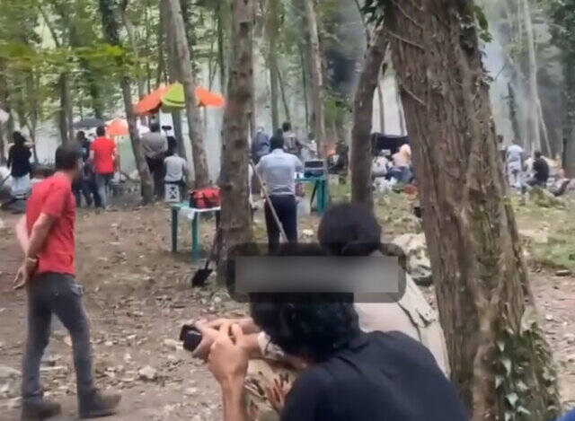 انفجار و حریق جنگل به بهانه ساخت فیلم! +عکس