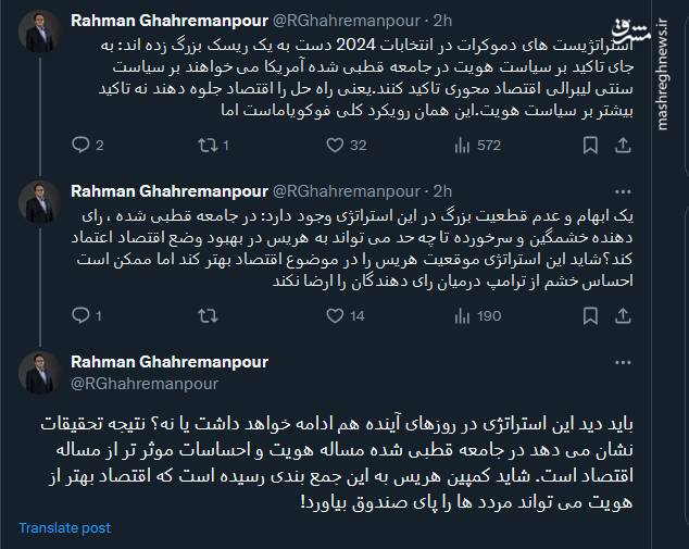 ریسک بزرگ استراتژیستهای دموکرات در انتخابات ۲۰۲۴