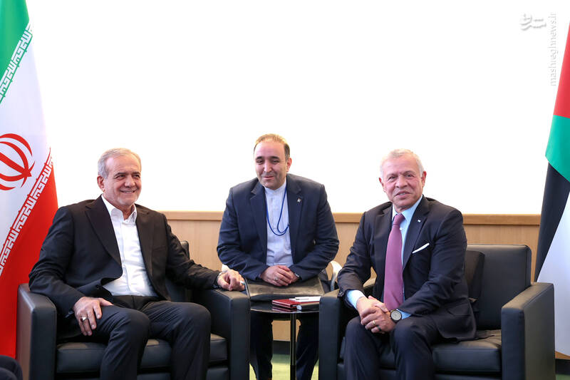 دیدار با پادشاه اردن