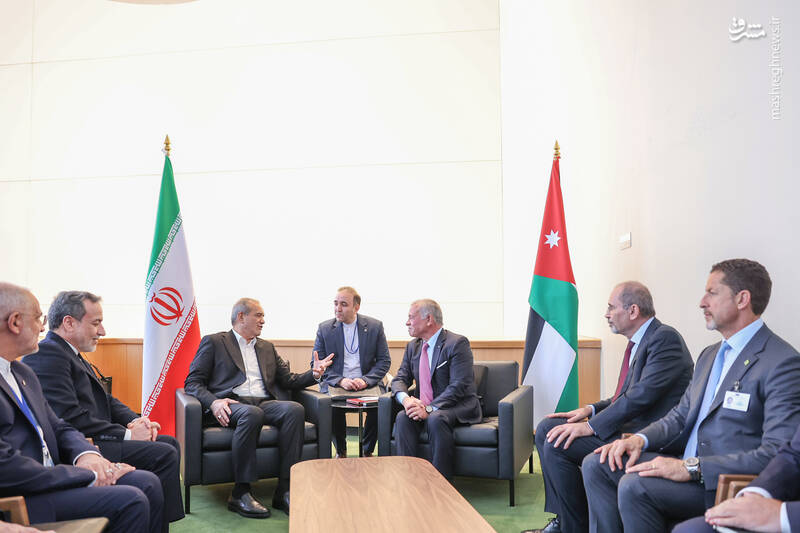 دیدار با پادشاه اردن