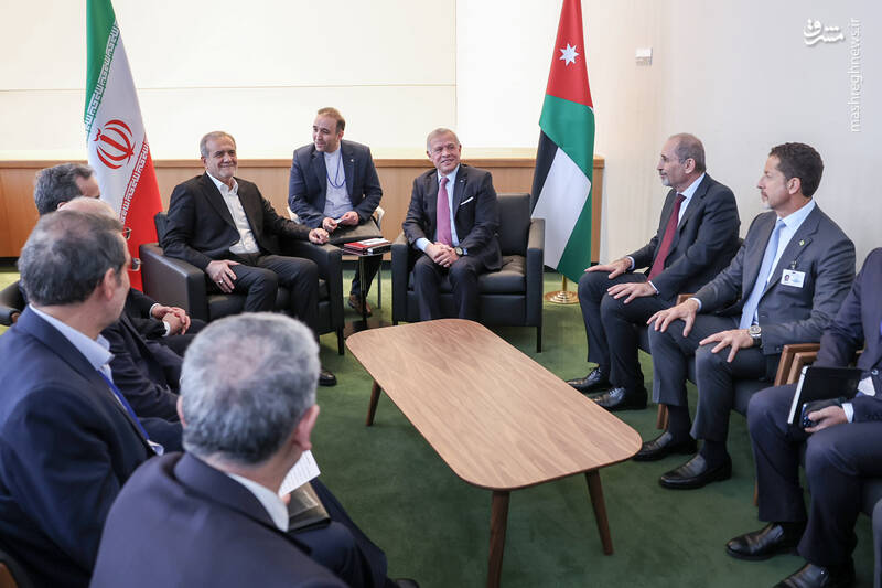 دیدار با پادشاه اردن