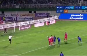 فیلم/ گل اول پرسپولیس به استقلال توسط کنعانی‌زادگان