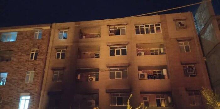 آتشسوزی گسترده مجتمع مسکونی با هفت مصدوم در شوش مهار شد