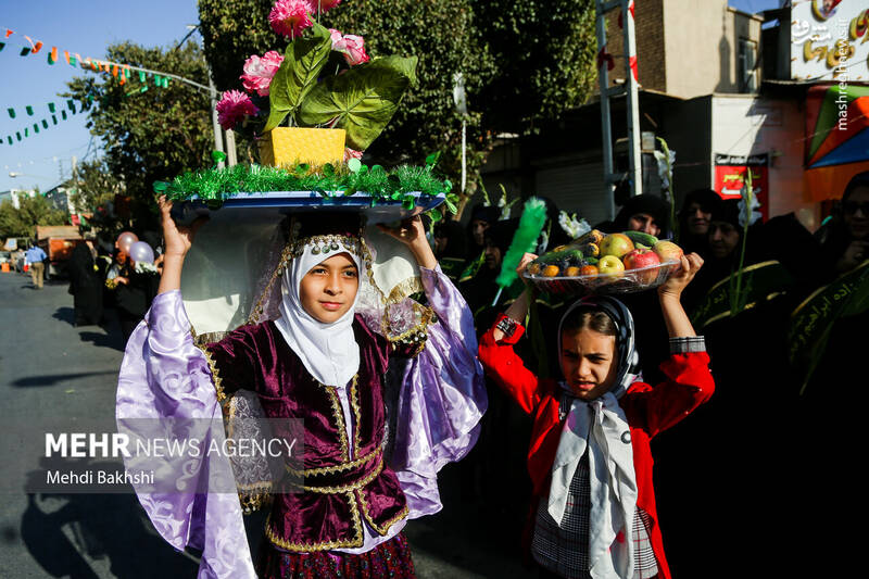 عکس/ کاروان استقبال نمادین ورود حضرت معصومه (س) به قم