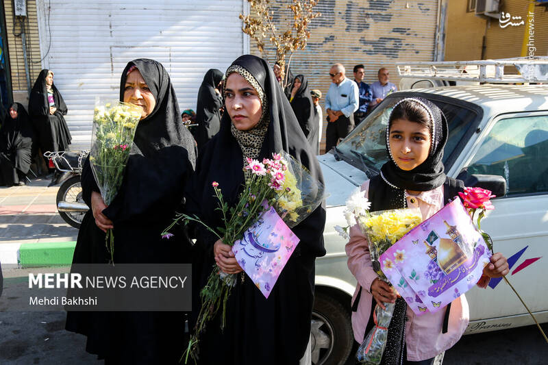 عکس/ کاروان استقبال نمادین ورود حضرت معصومه (س) به قم