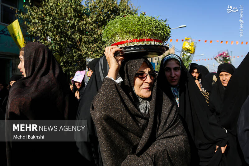عکس/ کاروان استقبال نمادین ورود حضرت معصومه (س) به قم