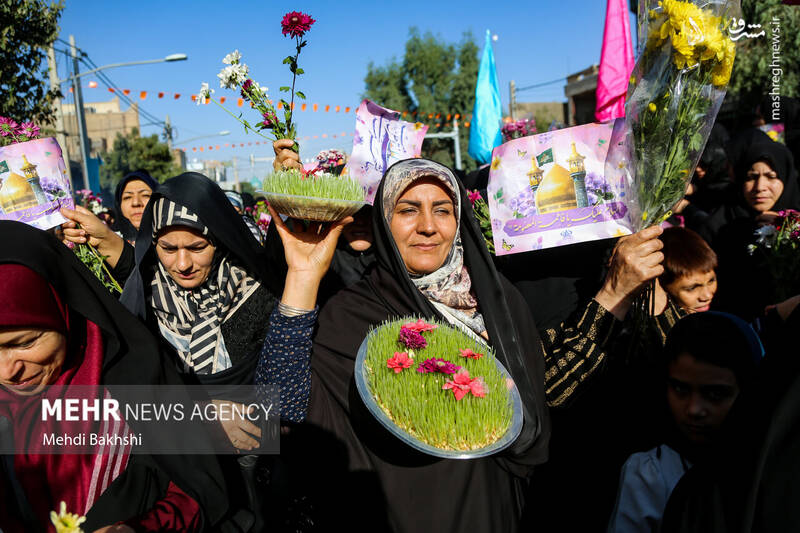 عکس/ کاروان استقبال نمادین ورود حضرت معصومه (س) به قم