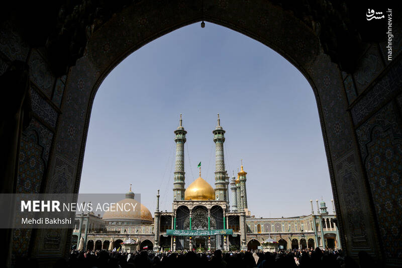 عکس/ کاروان استقبال نمادین ورود حضرت معصومه (س) به قم