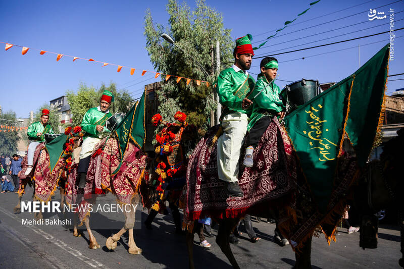 عکس/ کاروان استقبال نمادین ورود حضرت معصومه (س) به قم