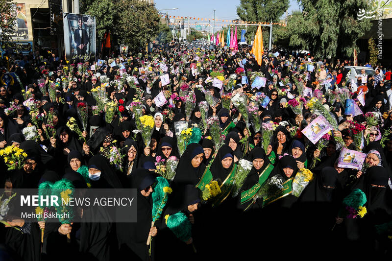 عکس/ کاروان استقبال نمادین ورود حضرت معصومه (س) به قم
