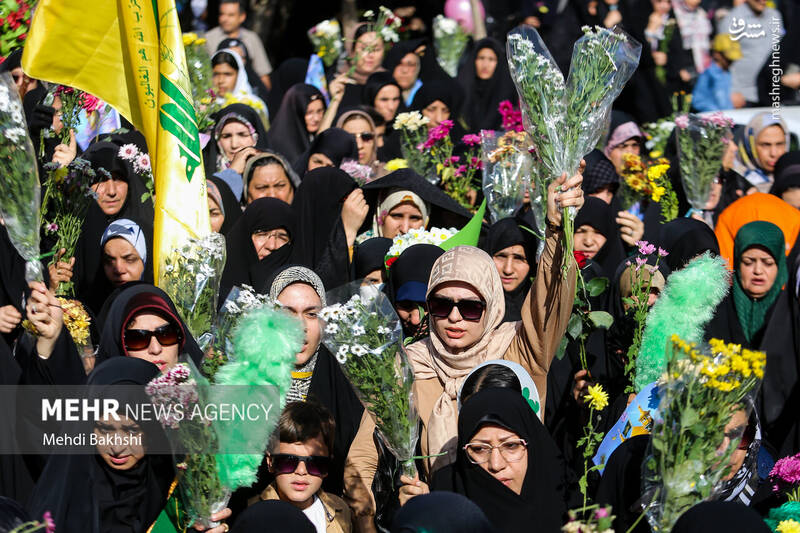 عکس/ کاروان استقبال نمادین ورود حضرت معصومه (س) به قم