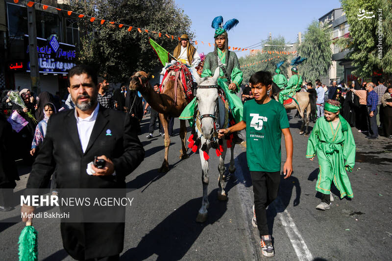 عکس/ کاروان استقبال نمادین ورود حضرت معصومه (س) به قم