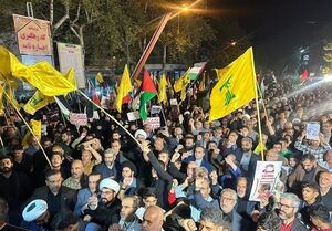 مردم شهرهای مختلف در سوگ شهید راه قدس / ایران یک صدا در حمایت از لبنان و فلسطین + عکس و فیلم