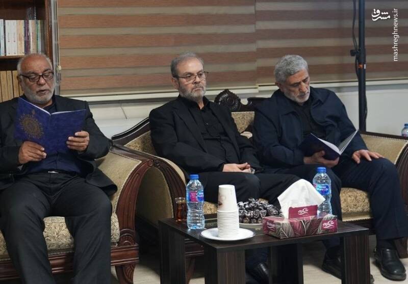 حضور سردار قاآنی در دفتر حزبالله در تهران+ عکس