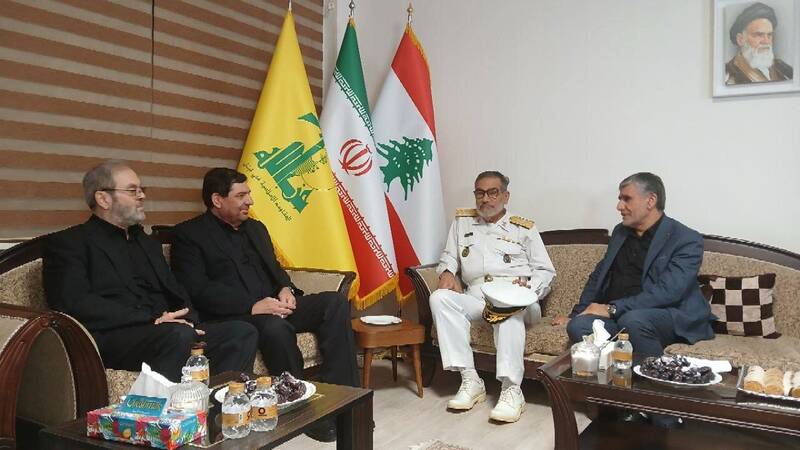 شمخانی در دفتر حزبالله لبنان حضور یافت+ عکس