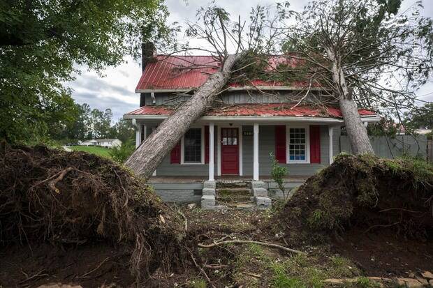 عکس/ خسارت ۱۰۰ میلیاردی به آمریکا
