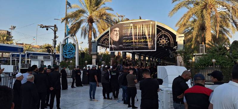 برگزاری مراسم ترحیم شهید سیدحسن نصرالله در کربلا