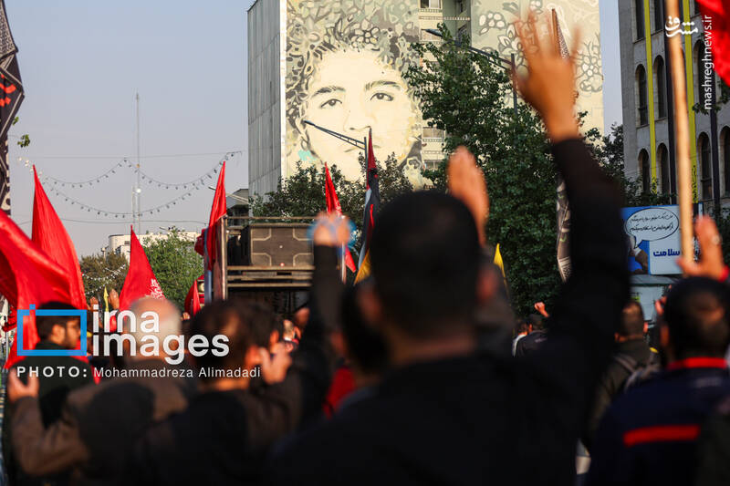 عکس/ عزاداری هیاتهای دانشجویی و مردمی در تهران