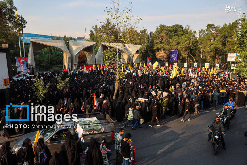 عکس/ عزاداری هیاتهای دانشجویی و مردمی در تهران