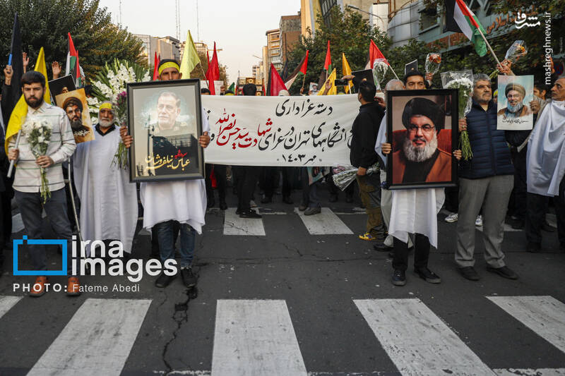 عکس/ عزاداری هیاتهای دانشجویی و مردمی در تهران