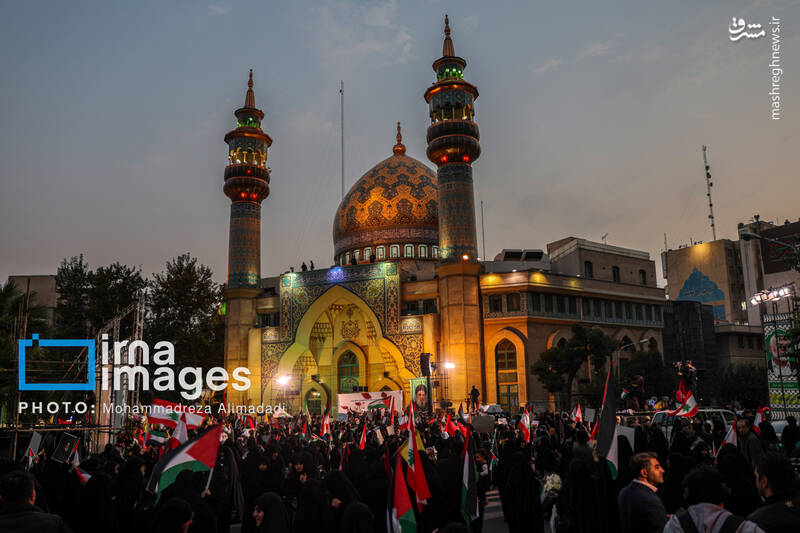 عکس/ عزاداری هیاتهای دانشجویی و مردمی در تهران