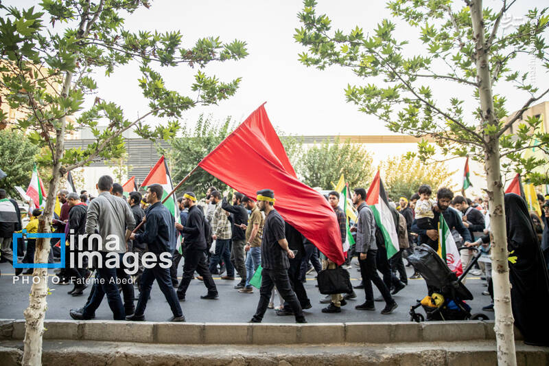 عکس/ عزاداری هیاتهای دانشجویی و مردمی در تهران