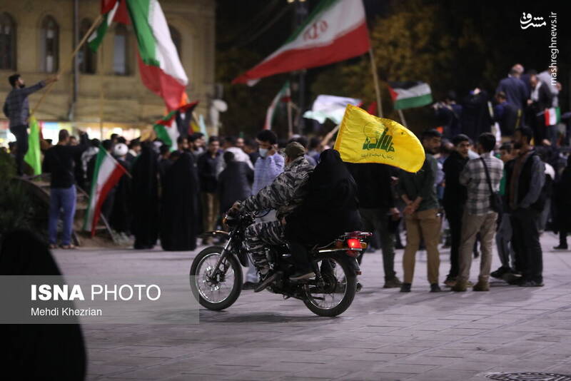 شادی مردم همدان بعد از حمله_ موشکی ایران به رژیم صهیونیستی