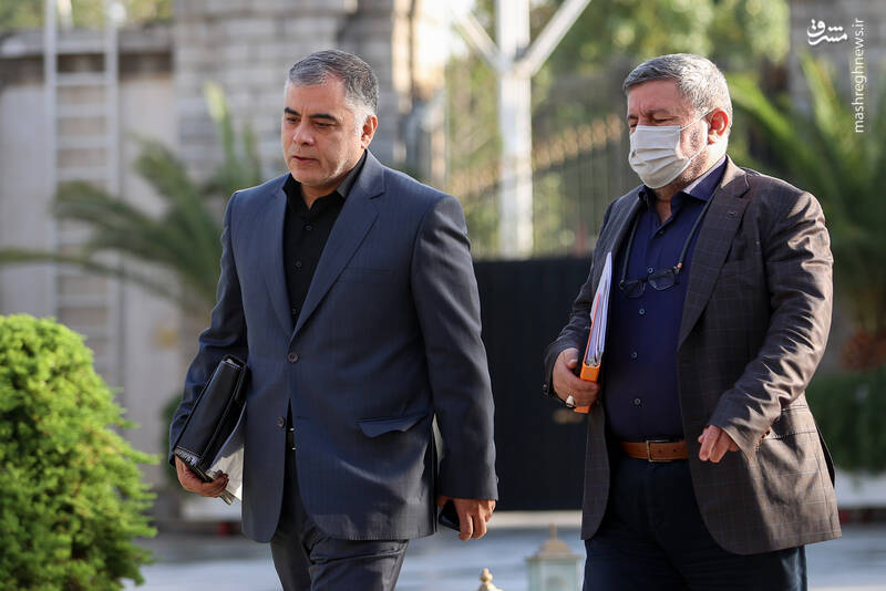 عکس/ اعضای هیئت دولت در جمع خبرنگاران