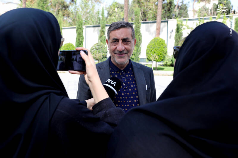 عکس/ اعضای هیئت دولت در جمع خبرنگاران