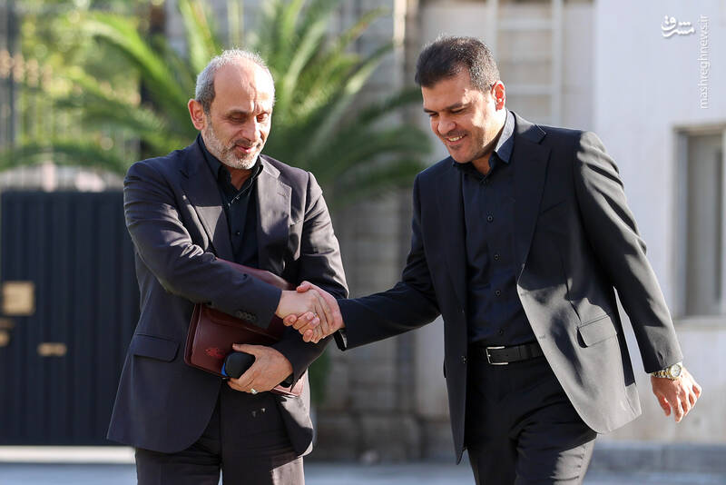 عکس/ اعضای هیئت دولت در جمع خبرنگاران