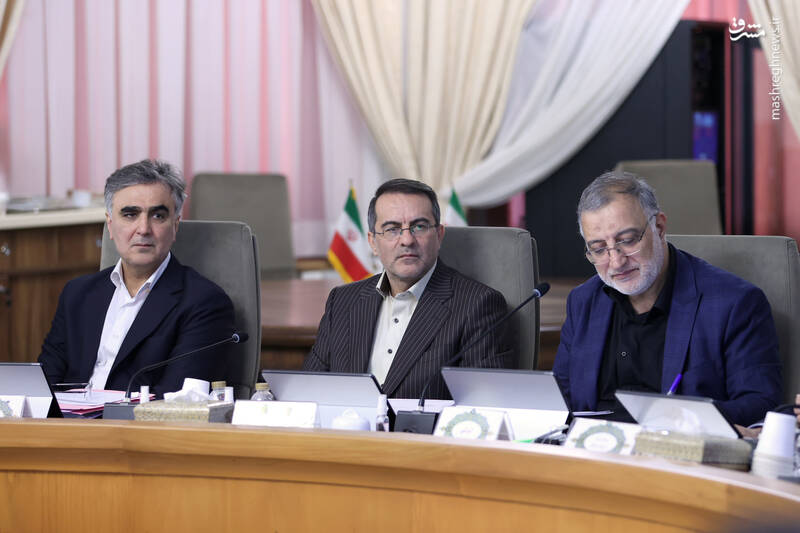 عکس/ اعضای هیئت دولت در جمع خبرنگاران