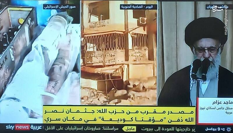 عکس / پخش صحبتهای رهبر انقلاب در نماز جمعه در شبکههای خارجی 4