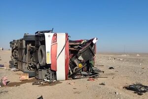 واژگونی مرگبار اتوبوس در اهواز
