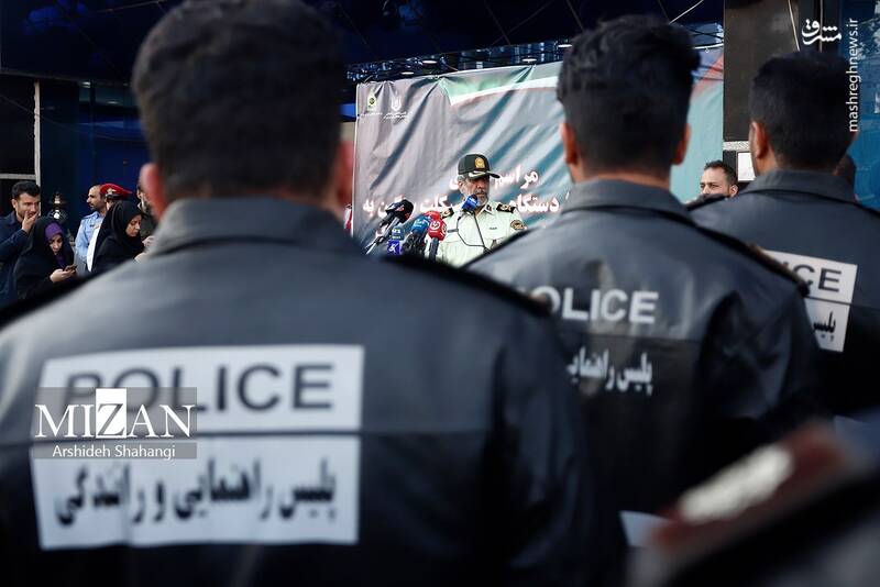 عکس/ آیین الحاق ۱۵۰ دستگاه موتورسیکلت به ناوگان پلیس راهور تهران