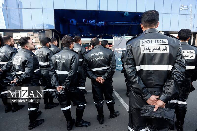 عکس/ آیین الحاق ۱۵۰ دستگاه موتورسیکلت به ناوگان پلیس راهور تهران