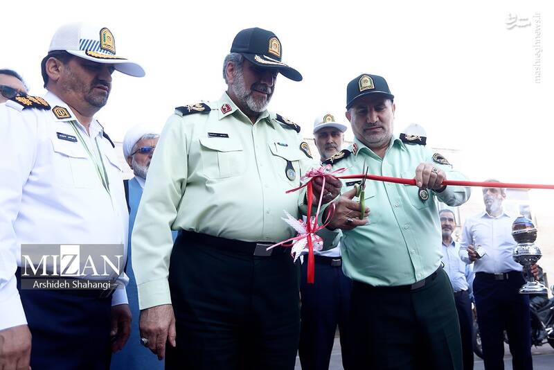 عکس/ آیین الحاق ۱۵۰ دستگاه موتورسیکلت به ناوگان پلیس راهور تهران